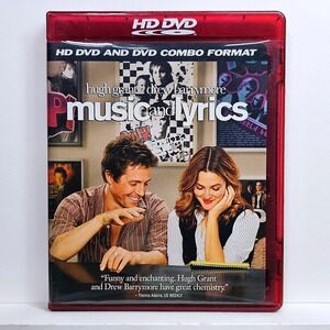 Music and Lyrics HD DVD DVD Combo Hugh Grant Drew Barrymore Rom-Com 80s‎ Pop